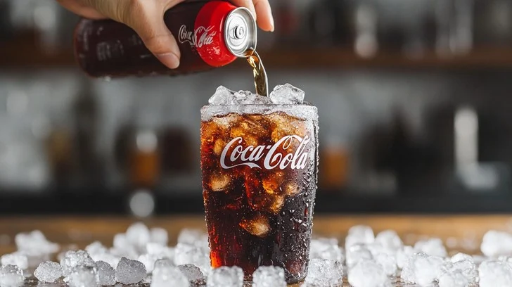 Coca Cola on ice